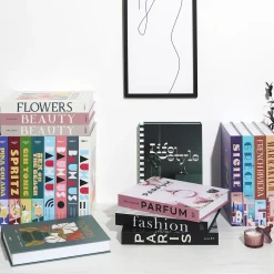 LIVRE RANGEMENT DECO BEAUTY ET FLOWERS 33X25CM