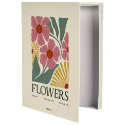 LIVRE RANGEMENT DECO BEAUTY ET FLOWERS 33X25CM