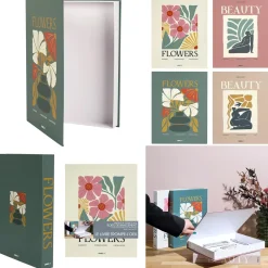 LIVRE RANGEMENT DECO BEAUTY ET FLOWERS 33X25CM
