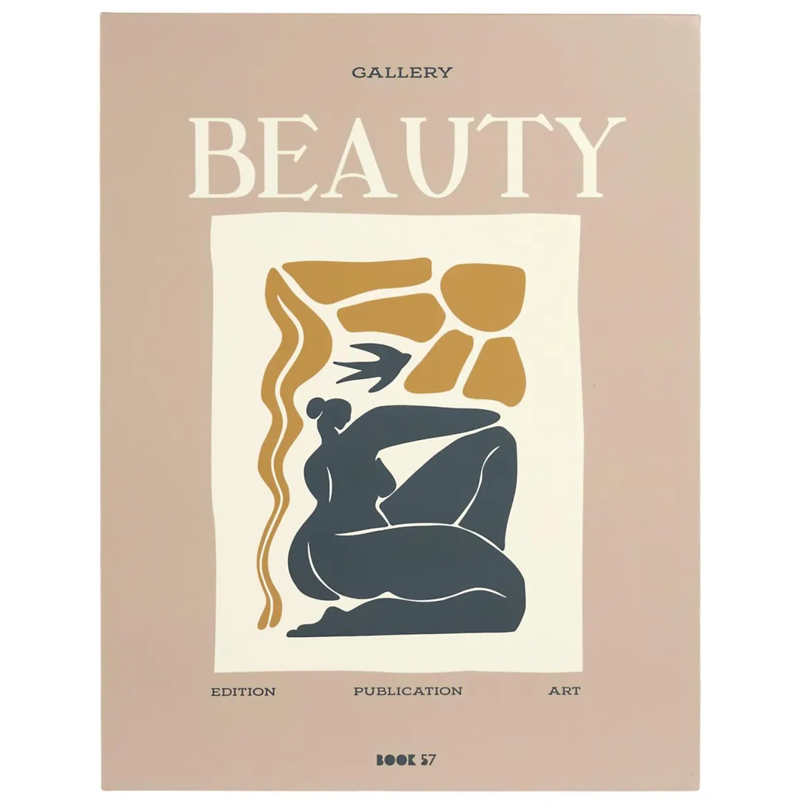 LIVRE RANGEMENT DECO BEAUTY ET FLOWERS 33X25CM