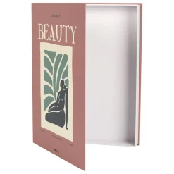 LIVRE RANGEMENT DECO BEAUTY ET FLOWERS 33X25CM