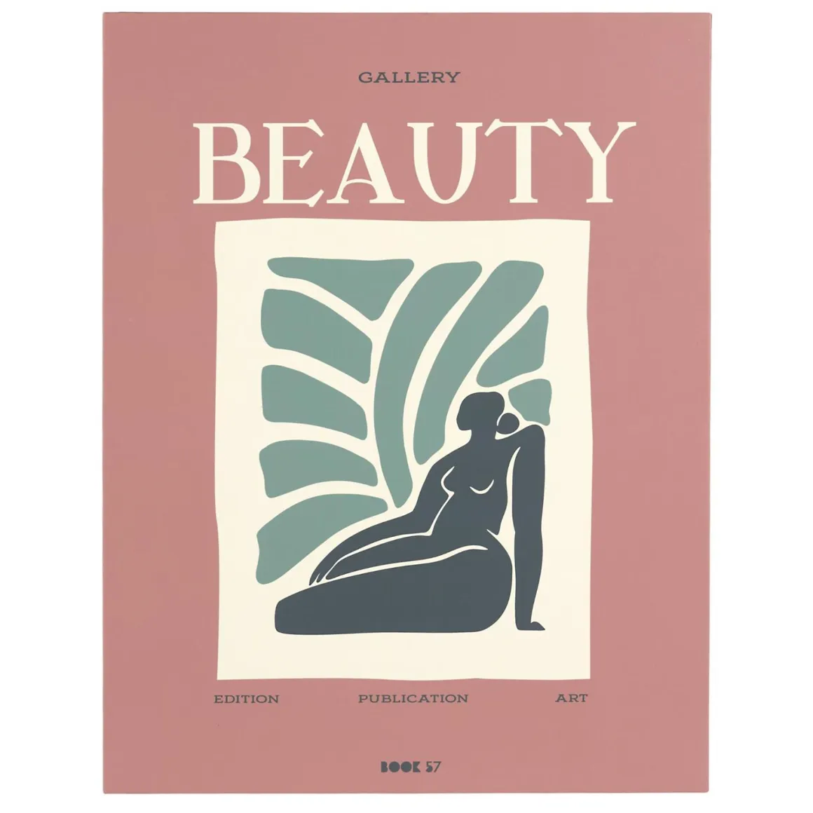 LIVRE RANGEMENT DECO BEAUTY ET FLOWERS 33X25CM