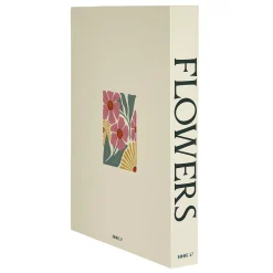 LIVRE RANGEMENT DECO BEAUTY ET FLOWERS 33X25CM
