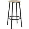 LOKA TABLE MANGE DEBOUT ET 4 TABOURETS