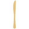 LOT 2 COUTEAUX GOLD INOX OR