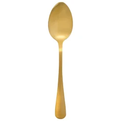 LOT 4 CUILLERES A SOUPE GOLD INOX OR