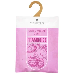 LOT DE 3 CINTRES PARFUMES FRAMBOISE 25G