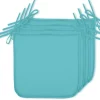 LOT 4 GALETTES CHAISE HAWAI AQUA