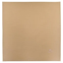 LOT 4 SERVIETTES JOY BRODE BEIGE 40X40CM