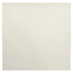 LOT 4 SERVIETTES JOY BRODE BLANC 40X40CM