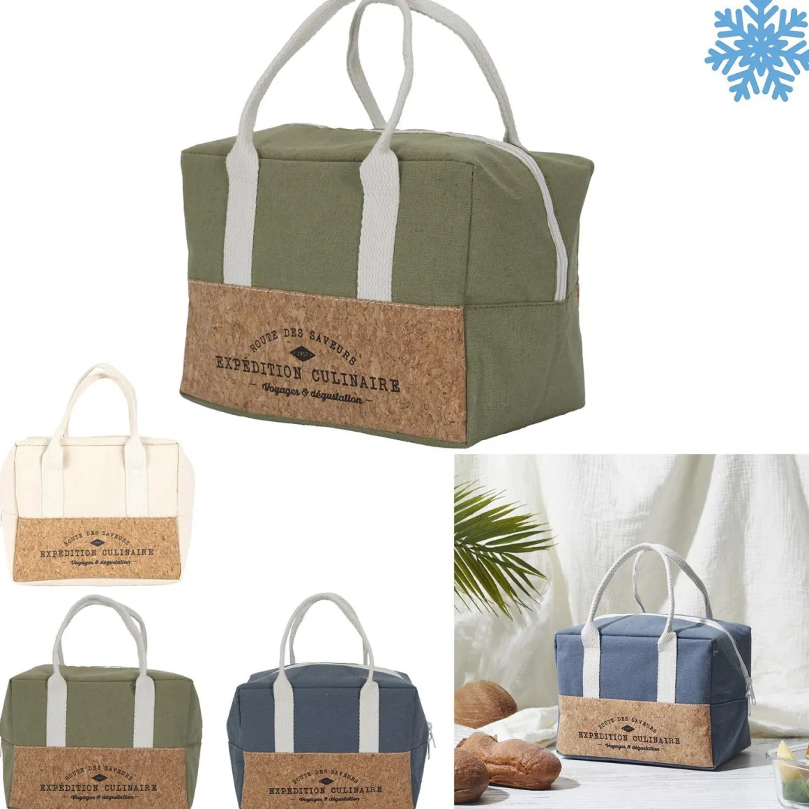 LUNCH BAG FRAICHEUR LIEGE 22X14X16.5CM 5L