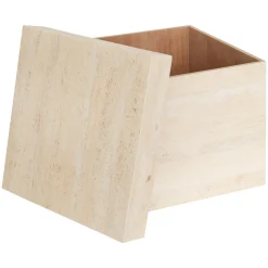 MALLE CARRE TRAVERTIN TINEO TAILLE S
