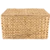 MALLE RECTANGLE JACINTHE 40X30X23CM NATUREL