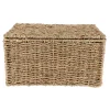 MALLE RECTANGLE MATIERE VEGETALE 35X25X19CM NATUREL