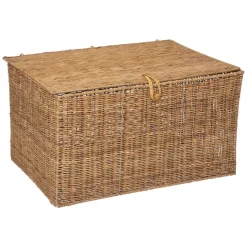 MALLE ROTIN CARMEN NATUREL D.42X30.5X25.5CM