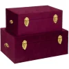 MALLE VELOURS NIGHT RUBIS D.49X29X19.5CM