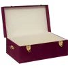 MALLE VELOURS NIGHT RUBIS D.41X24X16.5CM