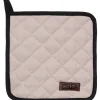 MANIQUE CHEF BLACK LINE 20X20CM COTON BEIGE