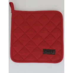 MANIQUE CHEF 20X20CM COTON TERRACOTTA