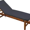 MATELAS BAIN DE SOLEIL DEPERLANT 60X190CM ANTHRACITE