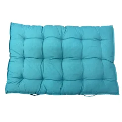 MATELAS PALETTE 120X80X10CM CARREAU CIMENT BLEUTE