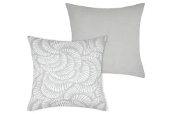 MELORA HOUSSE COUSSIN 40X40CM BLANC