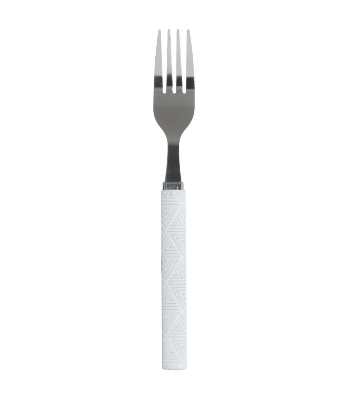 MENAGERE 24 PIECES GEO ET RANGE COUVERT BLANC