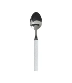 MENAGERE 24 PIECES GEO ET RANGE COUVERT BLANC