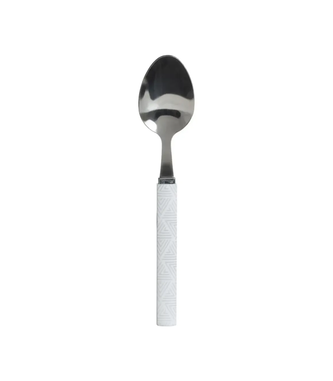 MENAGERE 24 PIECES GEO ET RANGE COUVERT BLANC