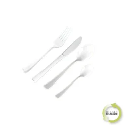 MENAGERE 24 PIECES REUTILISABLES BLANC