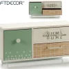 MEUBLE BOIS HORIZONTAL 3 TIROIRS HOME