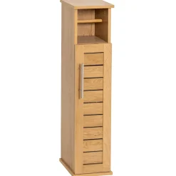 MEUBLE RESERVE DEROULEUR PAPIER 1 PORTE 1 ETAGERE COLONIAL