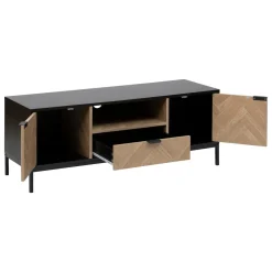 MEUBLE TV CHEVRONS D.120X40X45CM