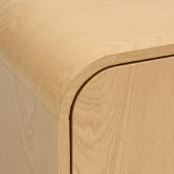 MEUBLE TV 2 PORTES 1 ETAGERE LEE D.140X40X45CM