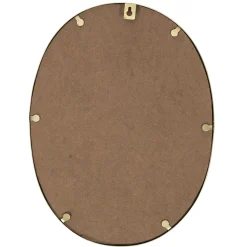 MIROIR DECO CONTOUR DECO DORE OVALE