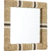 MIROIR MATIERE NATURELLE 40X40CM