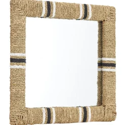 MIROIR MATIERE NATURELLE 40X40CM