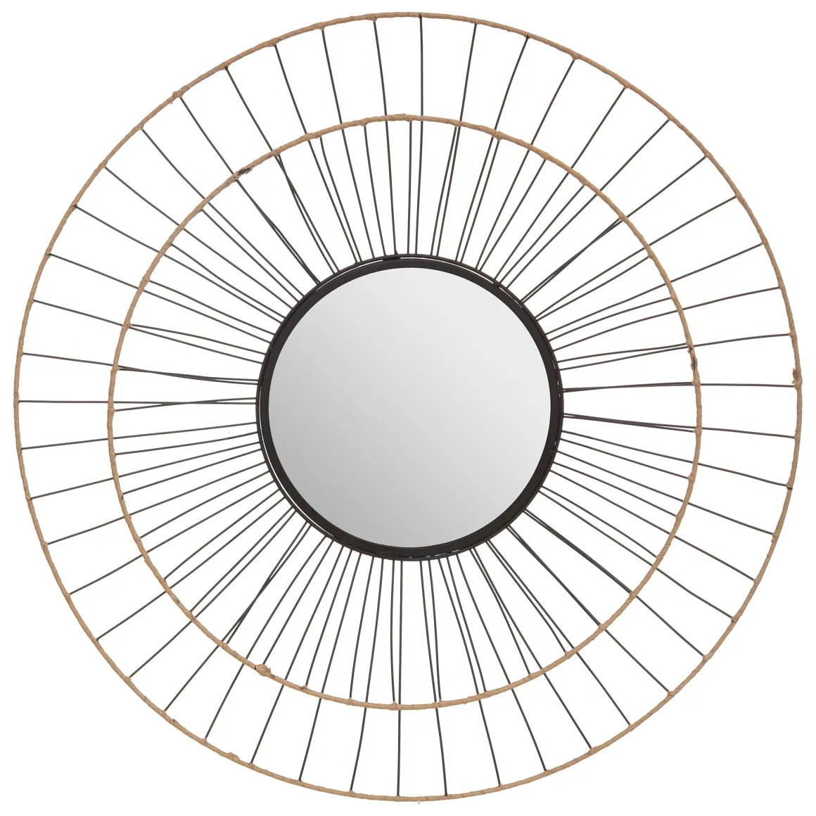 MIROIR METAL ALARA D.69.5CM