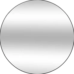 MIROIR METAL ALICE NOIR D.110CM