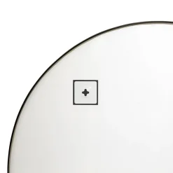 MIROIR METAL ALICE NOIR 90X65CM