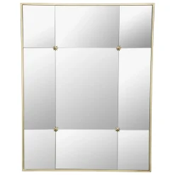 MIROIR METAL AMY D.70X90CM