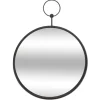 MIROIR METAL GOUSSET D.30CM