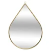 MIROIR METAL GOUTTE 21X29CM