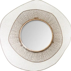 MIROIR METAL JELLYFISH D.77.5CM