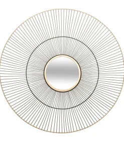 MIROIR METAL LENY D.64.5X15CM