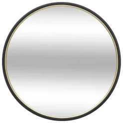 MIROIR METAL ROND JUSTIN D.48CM