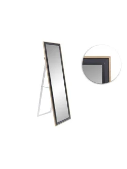 MIROIR PSYCHE SUR PIED 30X120CM NOIR