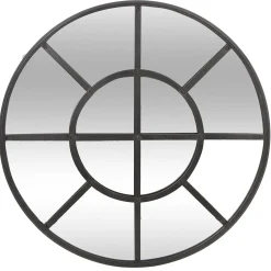 MIROIR ROND METAL D.91.5X3.5CM