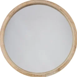 MIROIR ROND NATUREL SCANDI D.50CM