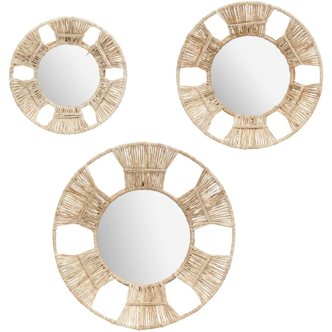 MIROIR ROSEAU LAURA D.20CM